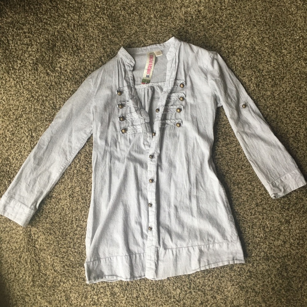 Fresh Brewed Button Up